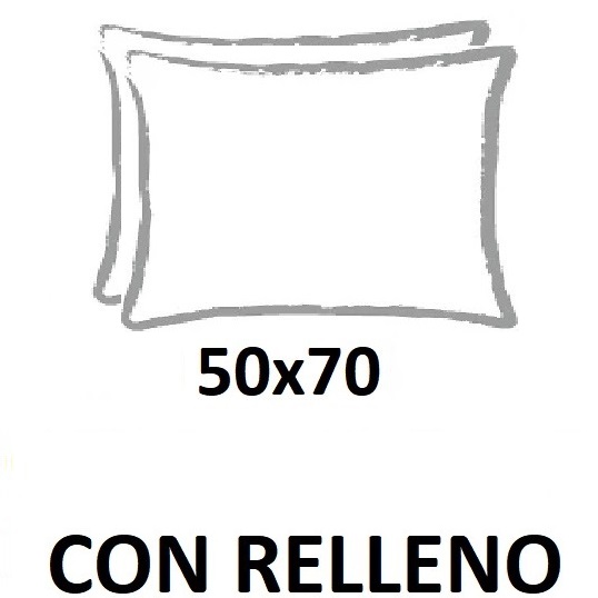 Cojín con relleno de 50x70