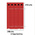 Cortina Confeccionada Calpe de Cañete C.11 Rojo