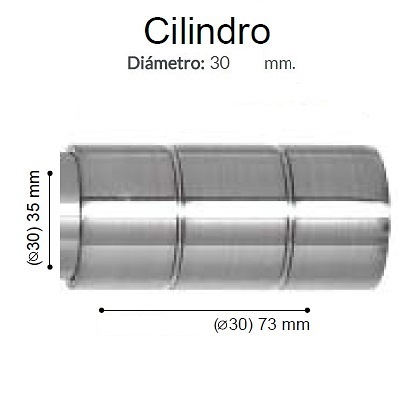 Conjunto barra cortina varadero cuero ø30 BARRAS-TAMAÑO 150CM BARRAS -  ANILLAS SIN ANILLAS BARRAS - TERMINALES TAPON A.6130C BARRAS - SOPORTES  A.4014C