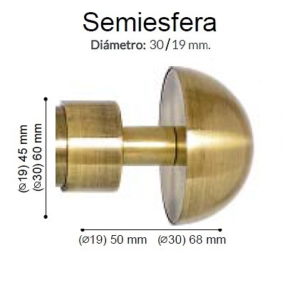 BARRA CORTINA VARADERO SEMIESFERA CUERO de ALTRAN Con Anillas Cuero Diámetro 30/19 mm Medida Barra 150 Con Anillas Cuero Diámetro 30/19 mm Medida Barra 200 Con Anillas Cuero Diámetro 30/19 mm Medida Barra 250 Con Anillas Cuero Diámetro 30/19 mm Medida Barra 300 Anillas Planas Cuero Diámetro 30/19 mm Medida Barra 150 Sin Anillas Cuero Diámetro 30/19 mm Medida Barra 150 Anillas Planas Cuero Diámetro 30/19 mm Medida Barra 200 Sin Anillas Cuero Diámetro 30/19 mm Medida Barra 200 Anillas Planas Cuero Diámetro 30/19 mm Medida Barra 250 Sin Anillas Cuero Diámetro 30/19 mm Medida Barra 250 Anillas Planas Cuero Diámetro 30/19 mm Medida Barra 300 Sin Anillas Cuero Diámetro 30/19 mm Medida Barra 300 