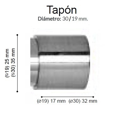 BARRA CORTINA VARADERO TAPON ACERO de ALTRAN Con Anillas Acero Diámetro 30/19 mm Medida Barra 150 Medida Barra 200 Diámetro 30/19 mm Acero Con Anillas Medida Barra 250 Diámetro 30/19 mm Acero Con Anillas Medida Barra 300 Diámetro 30/19 mm Acero Con Anillas Medida Barra 150 Diámetro 30/19 mm Acero Sin Anillas Medida Barra 200 Diámetro 30/19 mm Acero Sin Anillas Medida Barra 250 Diámetro 30/19 mm Acero Sin Anillas Medida Barra 300 Diámetro 30/19 mm Acero Sin Anillas Medida Barra 150 Diámetro 30/19 mm Acero Anillas Planas Medida Barra 200 Diámetro 30/19 mm Acero Anillas Planas Medida Barra 250 Diámetro 30/19 mm Acero Anillas Planas Medida Barra 300 Diámetro 30/19 mm Acero Anillas Planas 