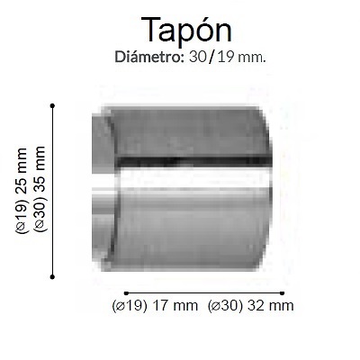 BARRA CORTINA VARADERO TAPON ACERO de ALTRAN Con Anillas Acero Diámetro 30/19 mm Medida Barra 150 Con Anillas Acero Diámetro 30/19 mm Medida Barra 200 Con Anillas Acero Diámetro 30/19 mm Medida Barra 250 Con Anillas Acero Diámetro 30/19 mm Medida Barra 300 Sin Anillas Acero Diámetro 30/19 mm Medida Barra 150 Sin Anillas Acero Diámetro 30/19 mm Medida Barra 200 Sin Anillas Acero Diámetro 30/19 mm Medida Barra 250 Sin Anillas Acero Diámetro 30/19 mm Medida Barra 300 Anillas Planas Acero Diámetro 30/19 mm Medida Barra 150 Anillas Planas Acero Diámetro 30/19 mm Medida Barra 200 Anillas Planas Acero Diámetro 30/19 mm Medida Barra 250 Anillas Planas Acero Diámetro 30/19 mm Medida Barra 300 