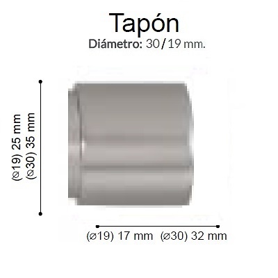 BARRA CORTINA VARADERO TAPON PLATA MATE de ALTRAN Con Anillas Plata Mate Diámetro 30/19 mm Medida Barra 150 Con Anillas Plata Mate Diámetro 30/19 mm Medida Barra 200 Con Anillas Plata Mate Diámetro 30/19 mm Medida Barra 250 Con Anillas Plata Mate Diámetro 30/19 mm Medida Barra 300 Sin Anillas Plata Mate Diámetro 30/19 mm Medida Barra 150 Sin Anillas Plata Mate Diámetro 30/19 mm Medida Barra 200 Sin Anillas Plata Mate Diámetro 30/19 mm Medida Barra 250 Sin Anillas Plata Mate Diámetro 30/19 mm Medida Barra 300 Anillas Planas Plata Mate Diámetro 30/19 mm Medida Barra 150 Anillas Planas Plata Mate Diámetro 30/19 mm Medida Barra 200 Anillas Planas Plata Mate Diámetro 30/19 mm Medida Barra 250 Anillas Planas Plata Mate Diámetro 30/19 mm Medida Barra 300 