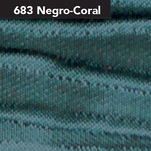 Cojín Pegaso B de Cañete C.683 Negro-Coral Cojín 30x50 Cojín 50x50 Cojín 50x70 