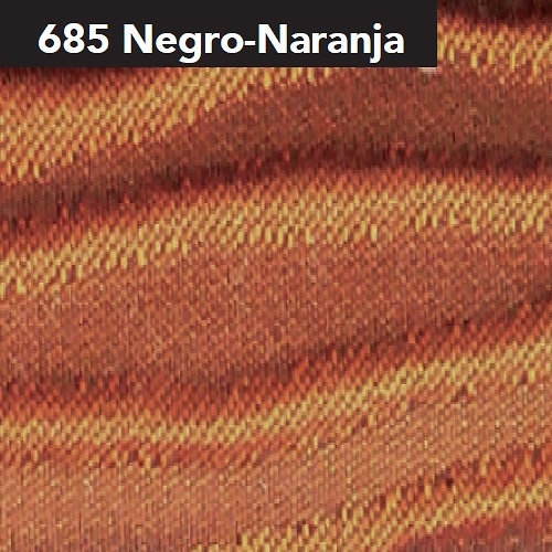 Cojín Pegaso B de Cañete C.685 Negro-Naranja Cojín 30x50 Cojín 50x50 Cojín 50x70 