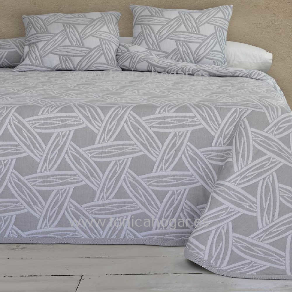 Colcha Ava Gris de Tejidos JVR Perla 080 090 Perla 105 Perla 120 Perla 135 Perla 150 Perla 180 Perla 