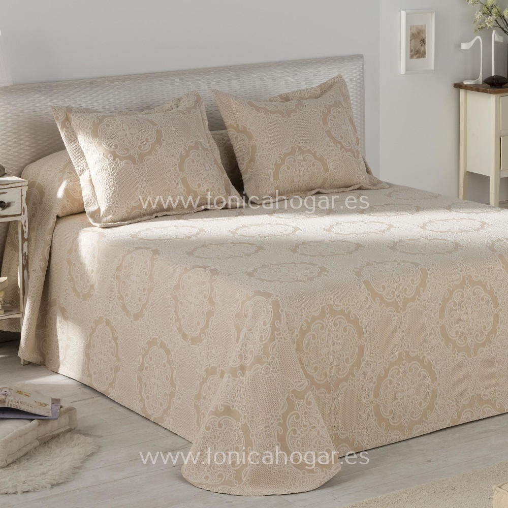Colcha Babel 10 Crema de Tejidos Jvr Crema 135 150 Crema 180 Crema 
