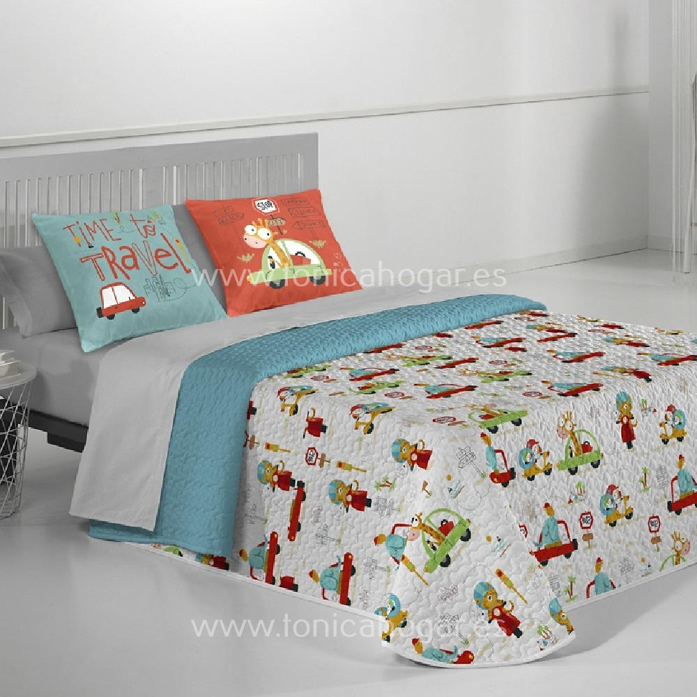 Colcha Bouti Traffic Multicolor de Tejidos Jvr Multicolor 080 090 Multicolor 105 Multicolor 120 Multicolor 135 Multicolor 150 Multicolor 160 Multicolor 180 Multicolor 