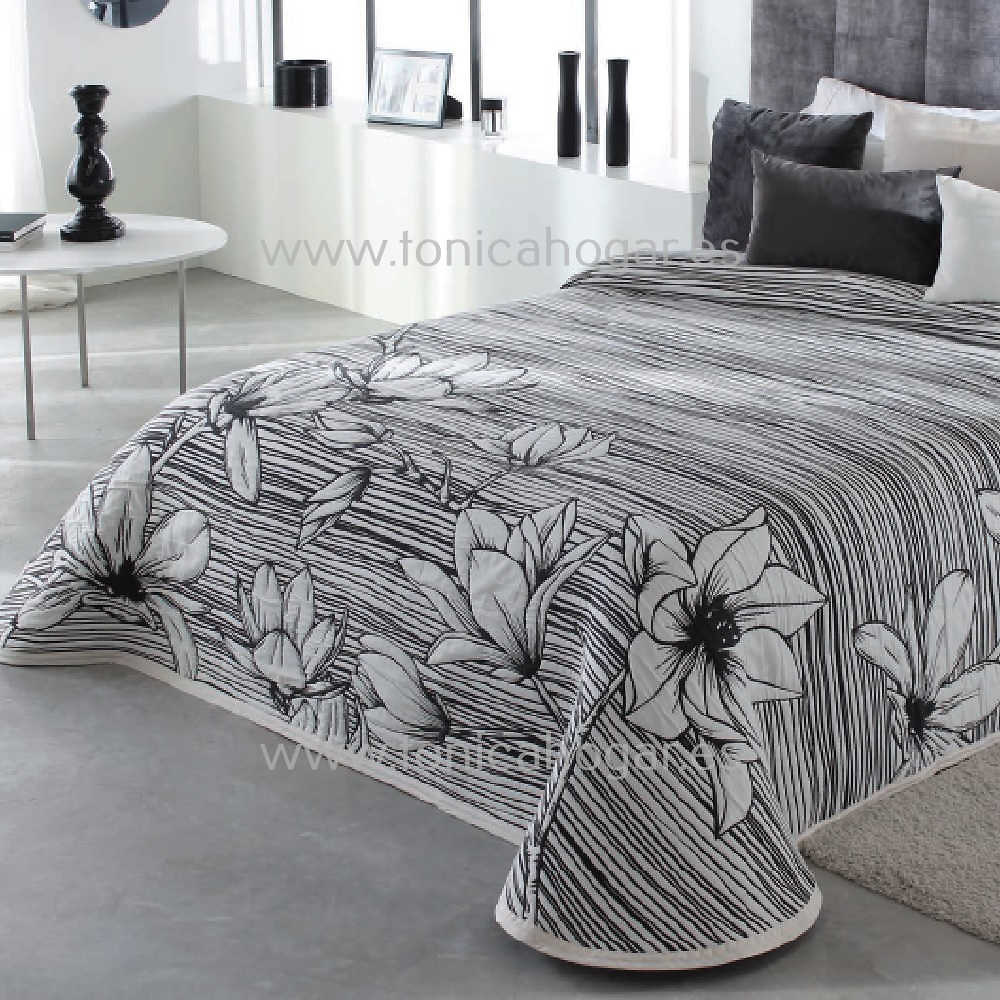 Colcha Charbone Negro de Reig Marti Negro 135 150 Negro 180 Negro 