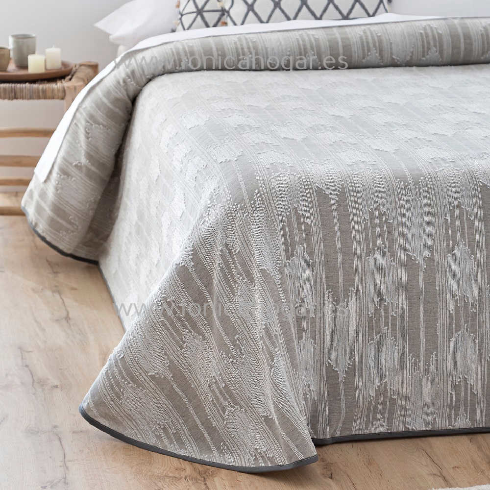 Colcha Conil Gris de Confecciones Paula Gris 090 105 Gris 135 Gris 150 Gris 160 Gris 170 Gris 180 Gris 