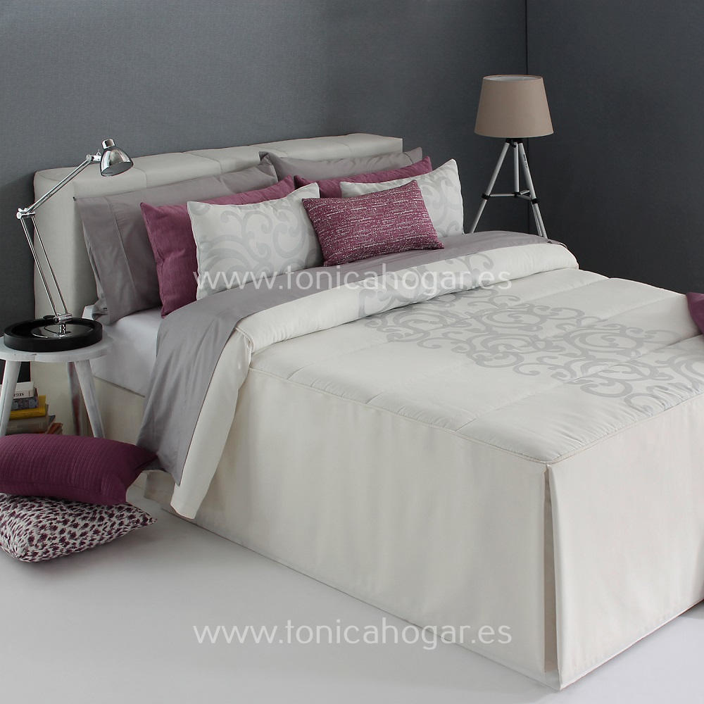 Colcha Edredón Amiens 01 Gris de Reig Marti Perla 135 150 Perla 