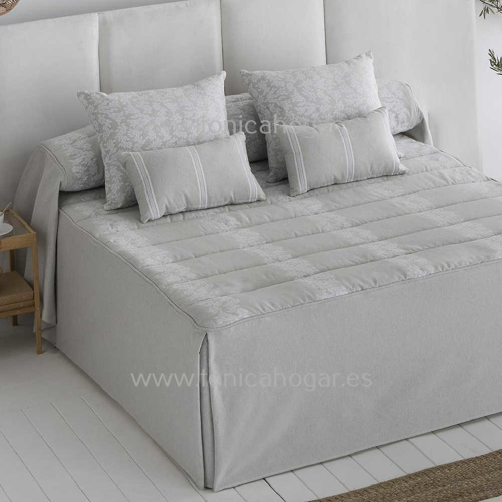 Colcha Edredón Anoia Gris de Tejidos JVR Gris 080 090 Gris 105 Gris 120 Gris 135 Gris 150 Gris 160 Gris 180 Gris 
