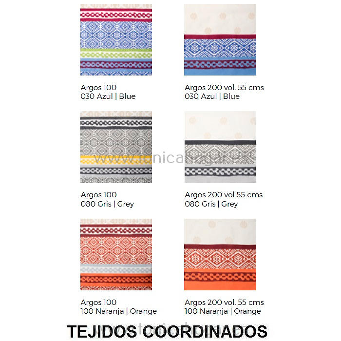 Artículos coordinados Colcha Edredón Argos 04 de Tejidos Jvr 