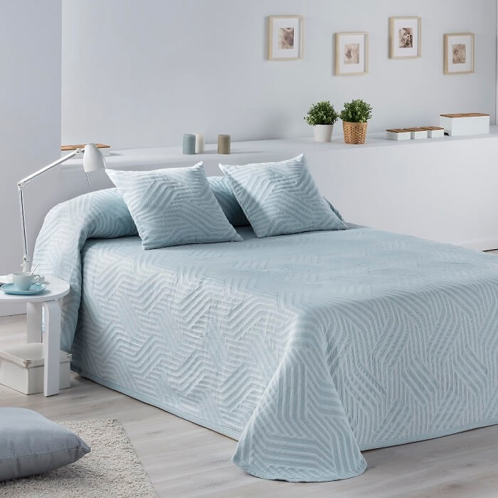 Colcha Hawai 10 Turquesa de Tejidos Jvr Celeste 080 090 Celeste 105 Celeste 120 Celeste 135 Celeste 150 Celeste 180 Celeste 