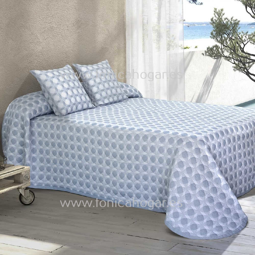 Colcha Kirby Azul de Tejidos JVR Celeste 080 090 Celeste 105 Celeste 120 Celeste 135 Celeste 150 Celeste 180 Celeste 