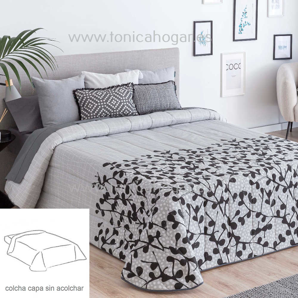 Colcha Llanes Gris de Confecciones Paula Gris 090 105 Gris 135 Gris 150 Gris 160 Gris 170 Gris 180 Gris 