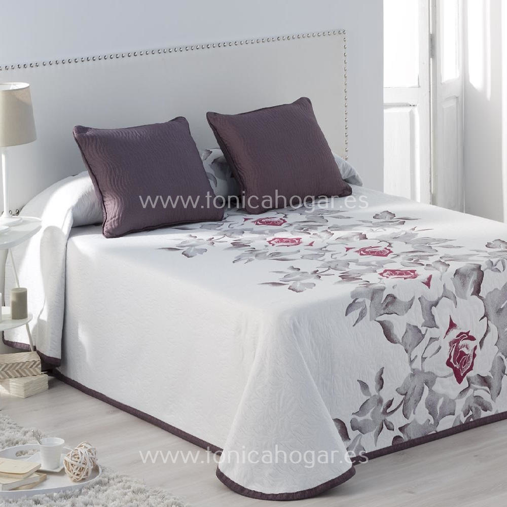 Colcha Megan 10 Malva de Tejidos Jvr Malva 120 135 Malva 150 Malva 180 Malva 