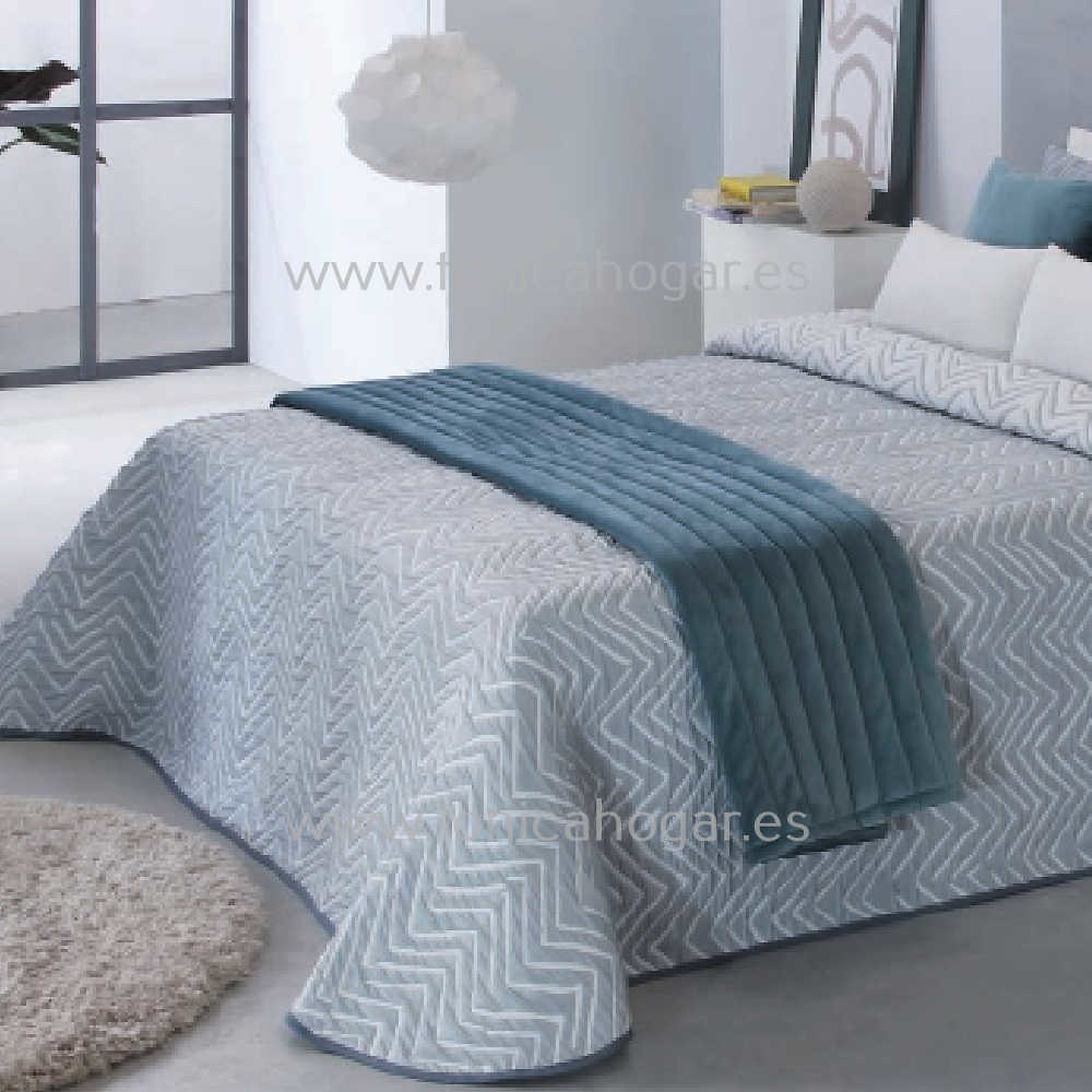 Colcha Obey Azul de Reig Marti Azul 090 105 Azul 135 Azul 150 Azul 180 Azul 