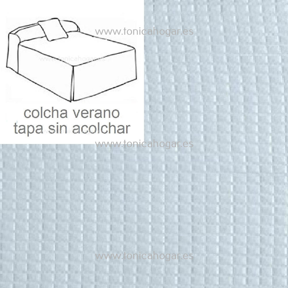 Colcha Verano Adras de Cañete Celeste 080 090 Celeste 105 Celeste 120 Celeste 135 Celeste 150 Celeste 160 Celeste 180 Celeste 200 Celeste 