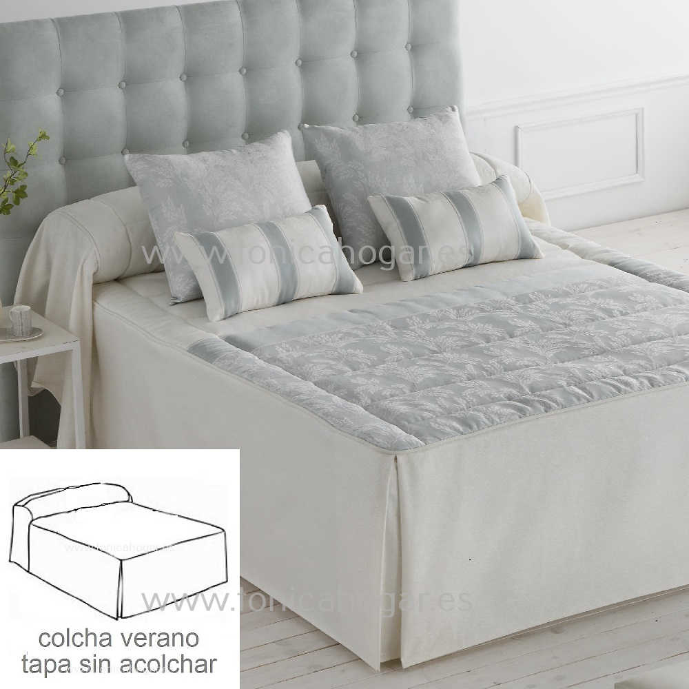 Colcha Verano Allure de Tejidos JVR Perla 080 090 Perla 105 Perla 120 Perla 135 Perla 150 Perla 160 Perla 180 Perla 