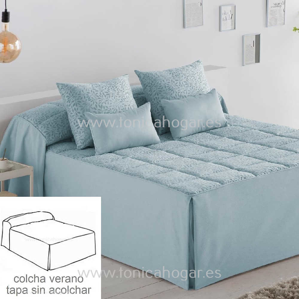 Colcha Verano Ferrara Azul de Tejidos JVR Celeste 080 090 Celeste 105 Celeste 120 Celeste 135 Celeste 150 Celeste 160 Celeste 180 Celeste 