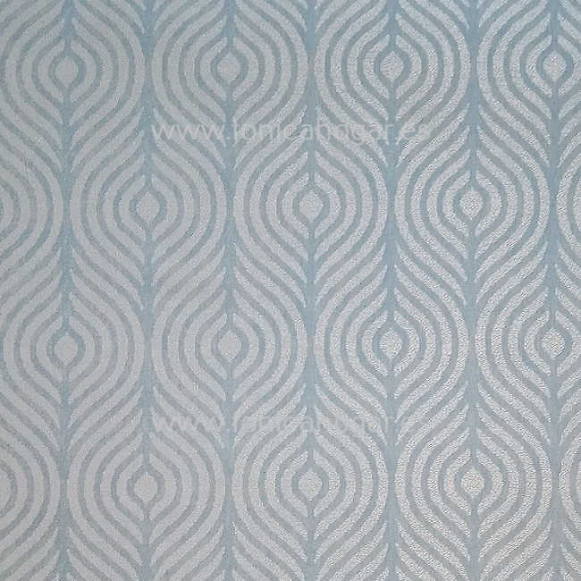 Detalle Tejido Colcha Verano Kim Azul de Tejidos JVR con Metraje Kim/100MT C.031 AZUL de Tejidos JVR 