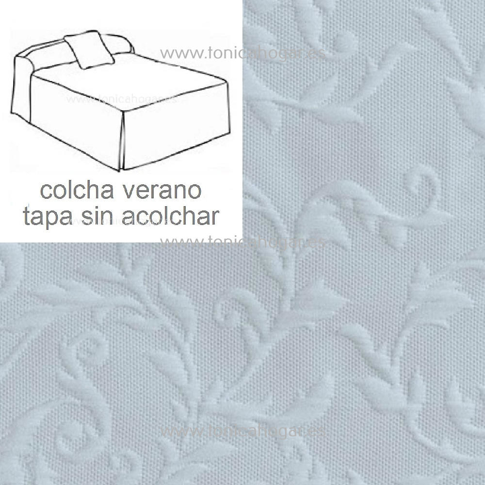 Colcha Verano Sansa de Cañete Celeste 080 090 Celeste 105 Celeste 120 Celeste 135 Celeste 150 Celeste 160 Celeste 180 Celeste 200 Celeste 