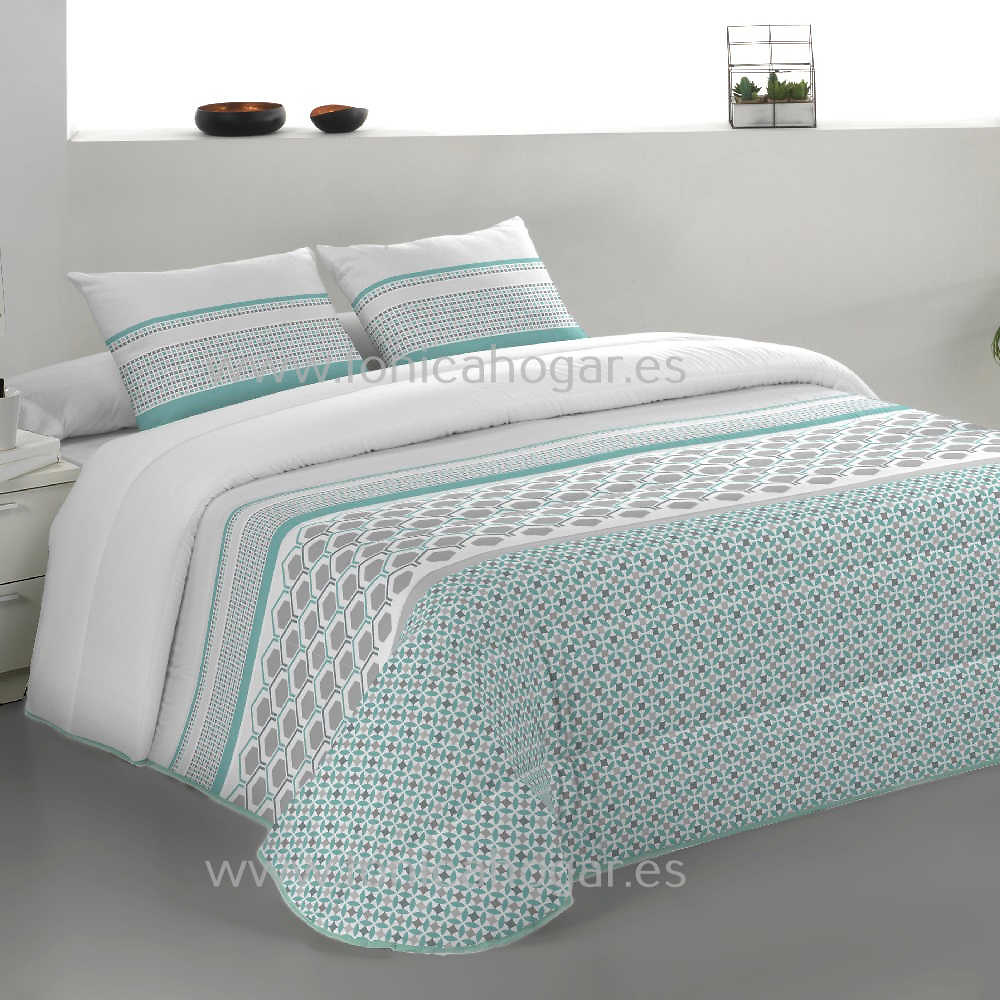 Conforter Nordico Haiti Azul Turquesa de Tejidos JVR Azul Turquesa 080 090 Azul Turquesa 105 Azul Turquesa 135 Azul Turquesa 150 Azul Turquesa 180 Azul Turquesa 