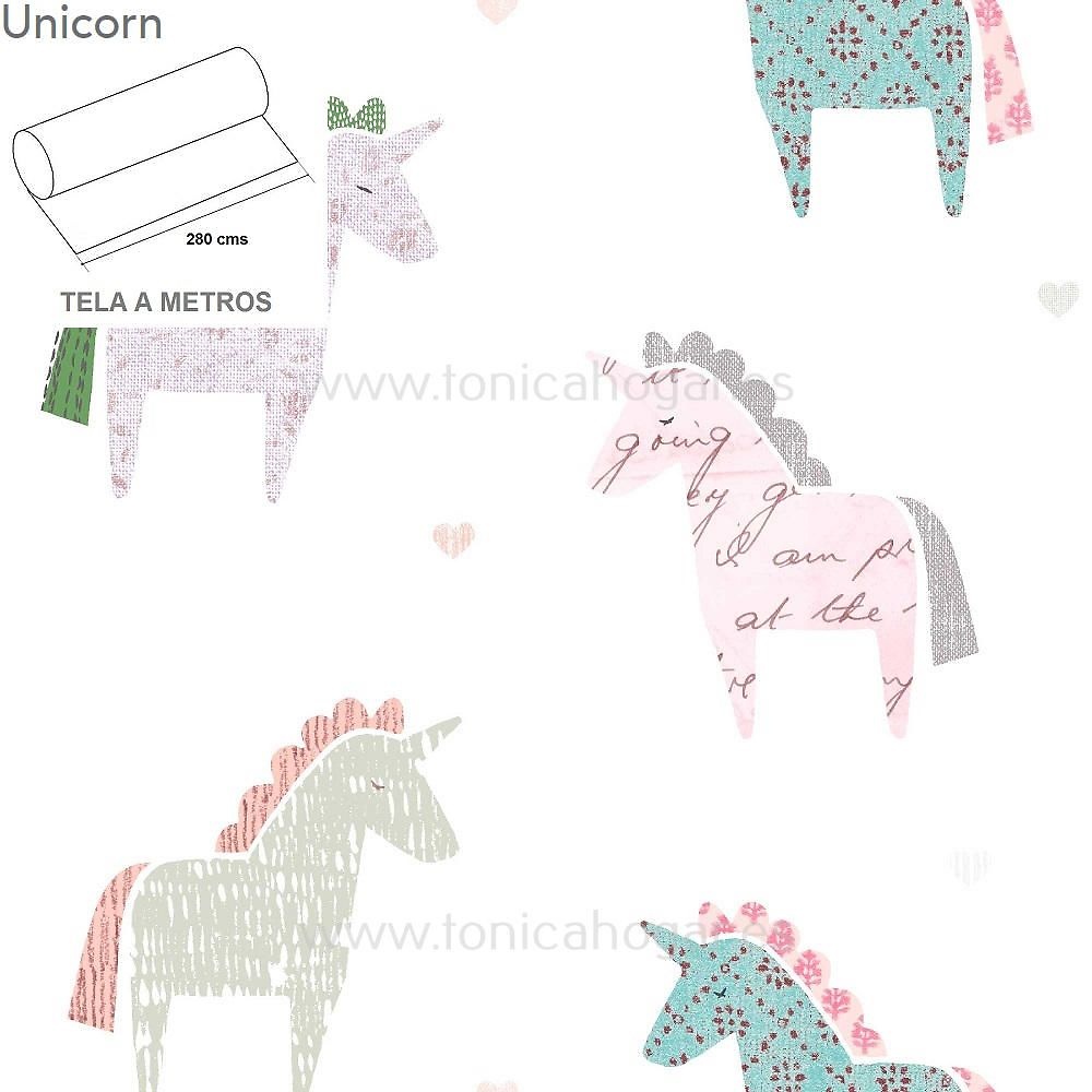 Detalle Tejido Confortino Unicorn A de Cañete con Metraje Unicorn A/MT C.09 Multicolor de Cañete 
