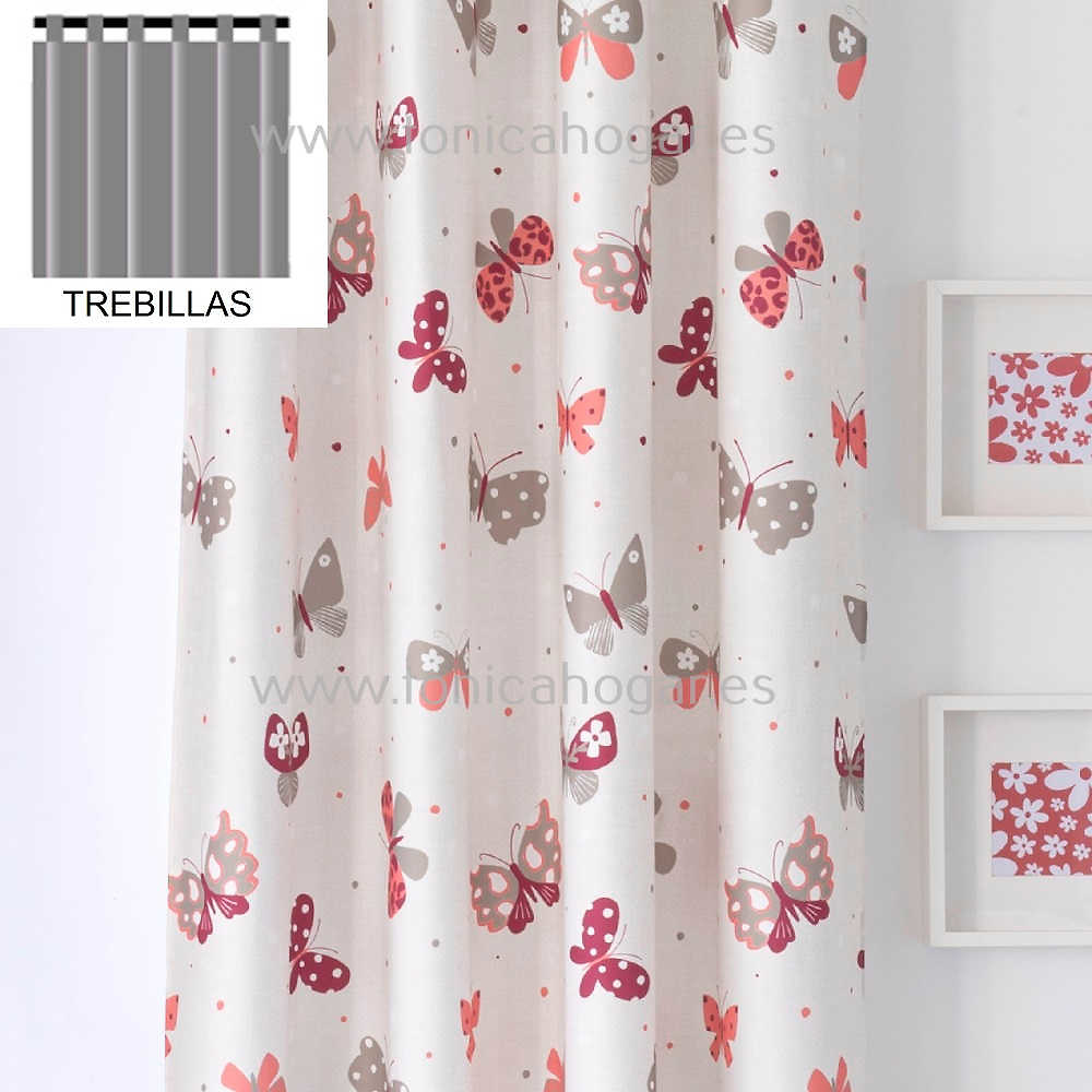 Cortina Confeccionada Armonia de Confecciones Paula Multicolor Cortina 150x260 Trebillas Cortina 200x260 Multicolor Trebillas 