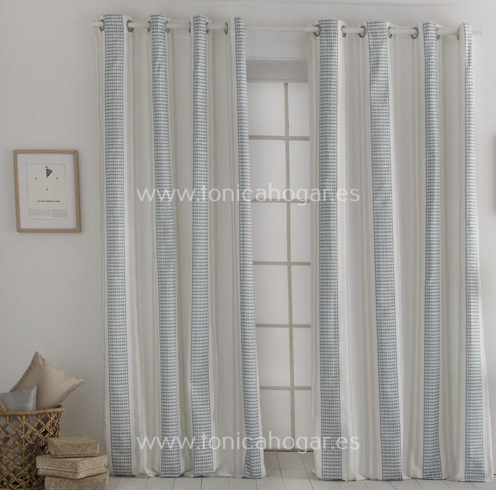 Cortina Confeccionada Frida Vc de Tejidos Jvr Perla Cortina 140x260 Cortina 200x260 Perla 