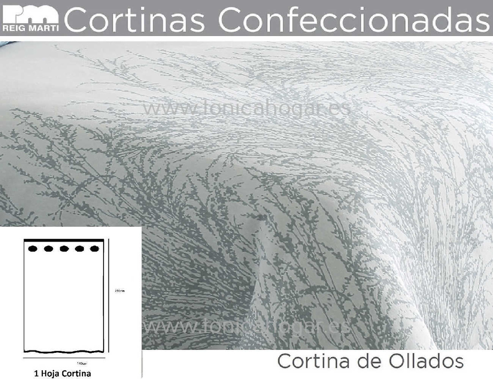 Cortina Confeccionada Gallagher Azul de Reig Marti 