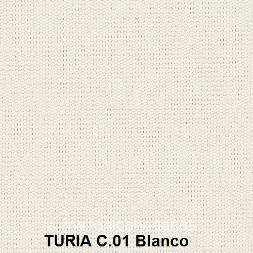 Cortina Ollaos Turia de Cañete C.01 Blanco Cortina 140x270 