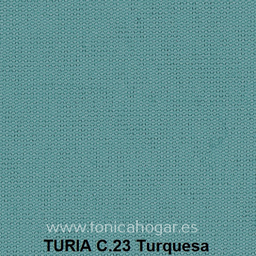 Cortina Ollaos Turia de Cañete C.23 Turquesa Cortina 140x270 