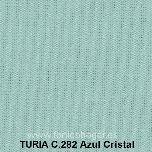 Cortina Ollaos Turia de Cañete C.282 Azul_Cristal Cortina 140x270 