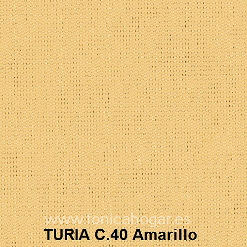 Cortina Ollaos Turia de Cañete C.40 Amarillo Cortina 140x270 