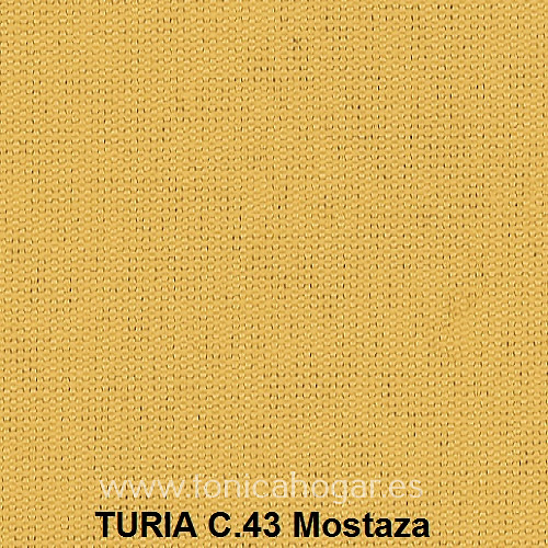 Cortina Ollaos Turia de Cañete C.43 Mostaza Cortina 140x270 