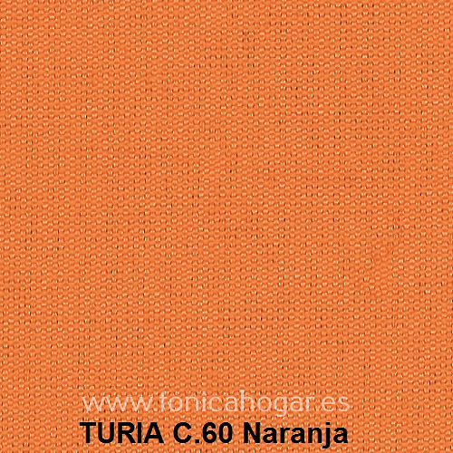 Cortina Ollaos Turia de Cañete C.60 Naranja Cortina 140x270 