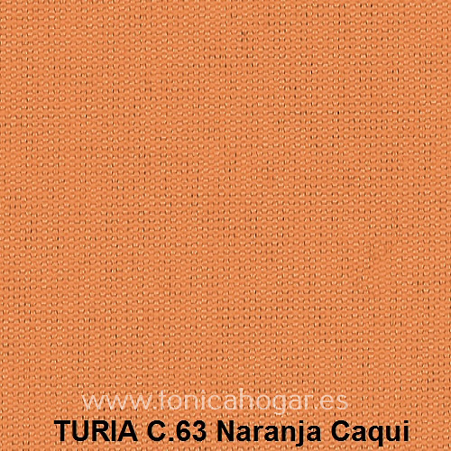 Cortina Ollaos Turia de Cañete C.63 Naranja_Caqui Cortina 140x270 