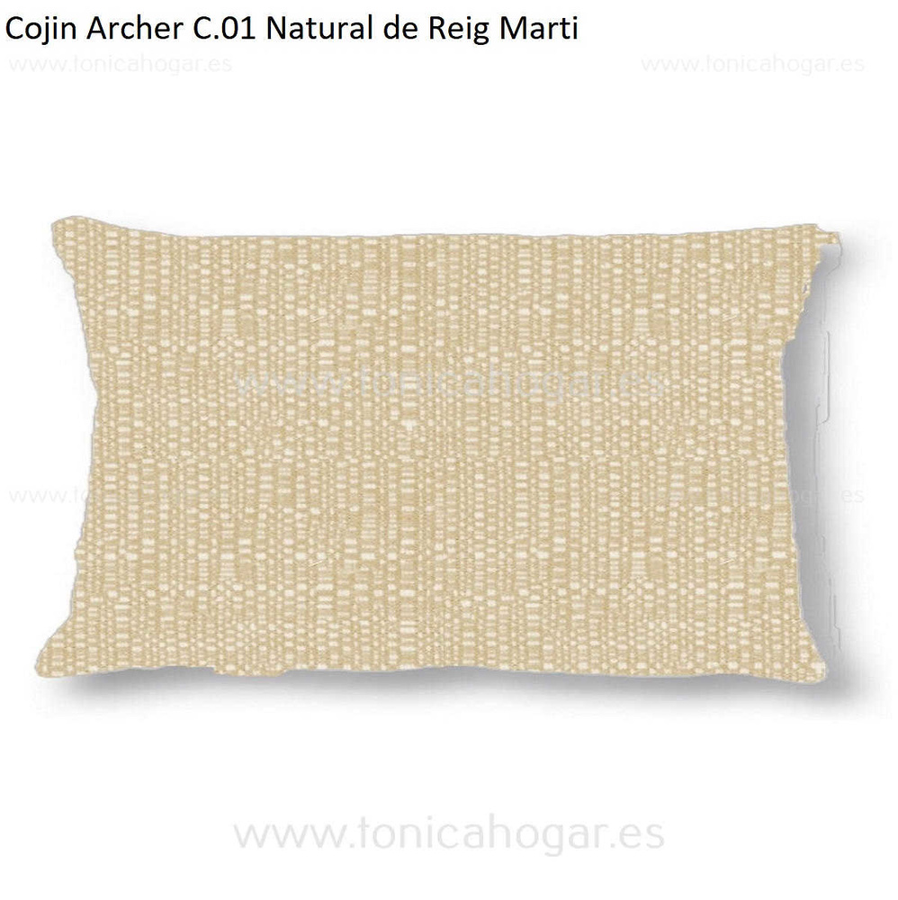 Cuadrante Con Relleno Archer Reig Marti Natural Cojín 30x50 