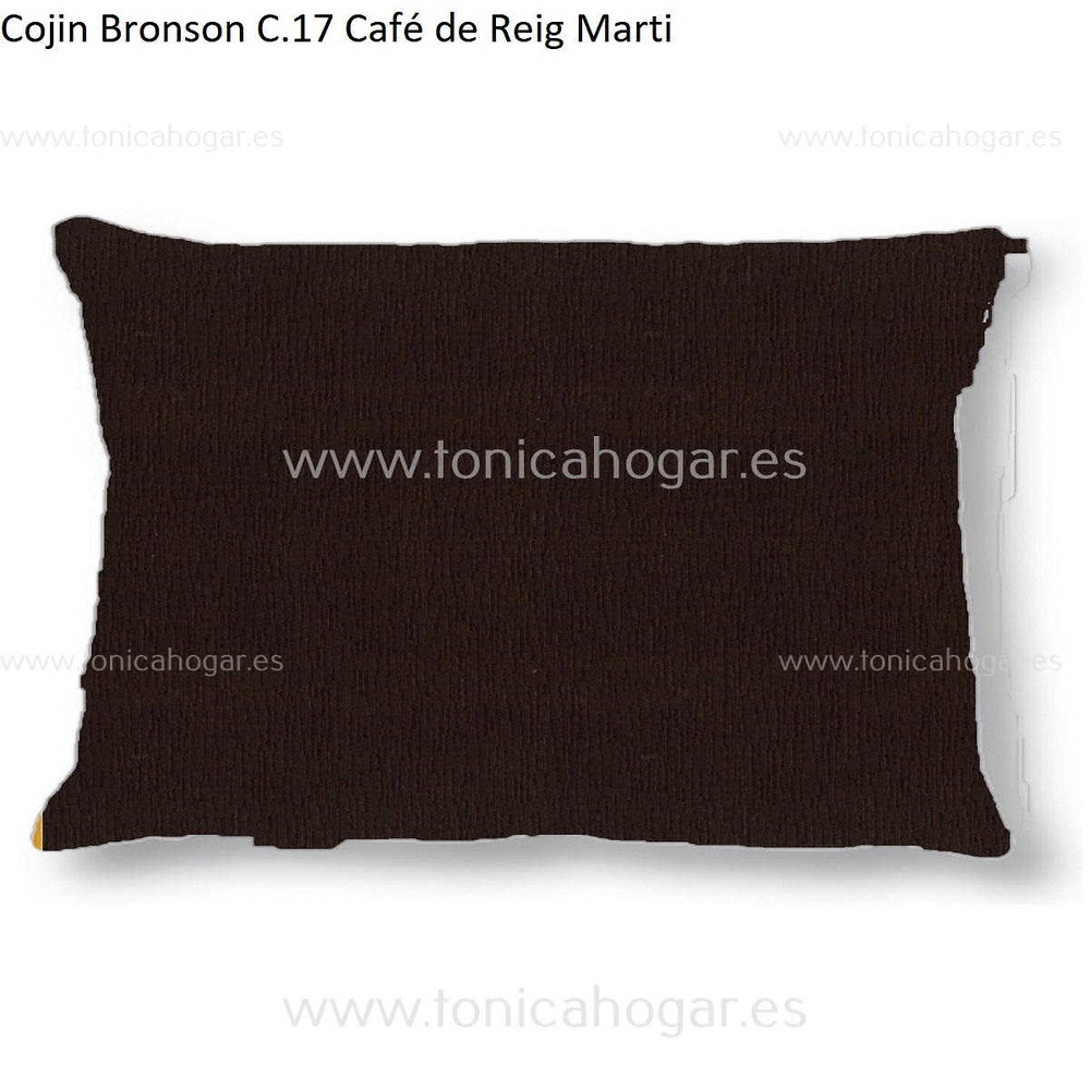 Cuadrante Con Relleno Bronson Reig Marti Café Cojín 30x50 