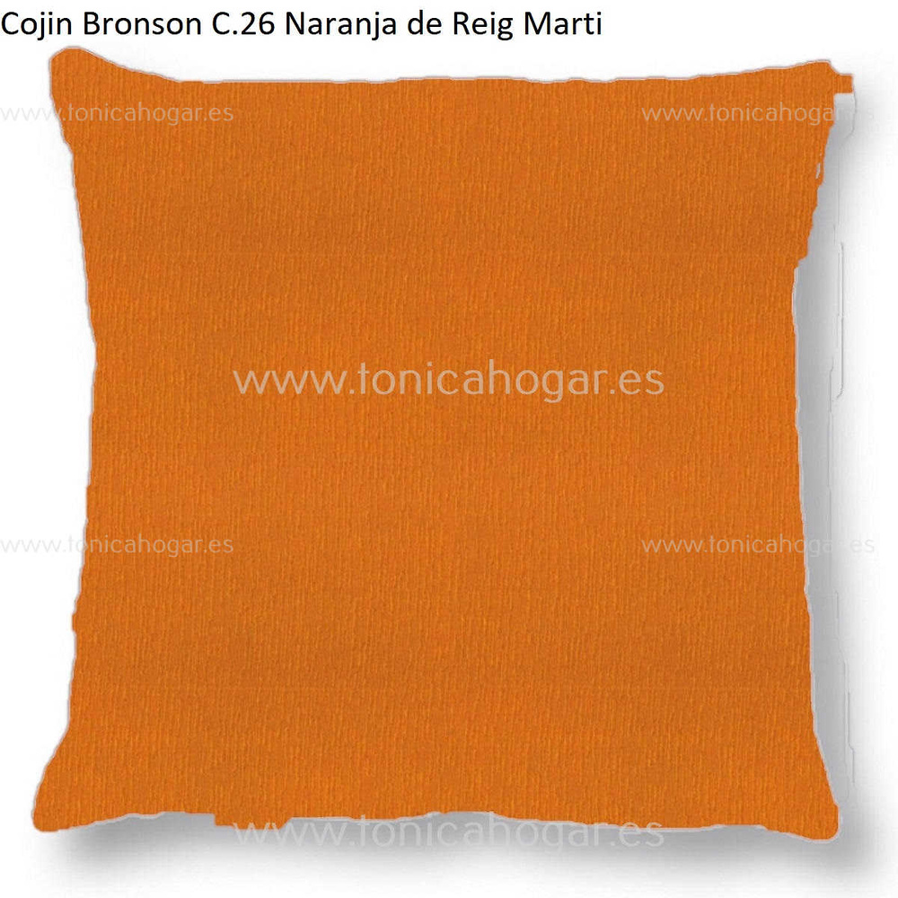 Cuadrante Con Relleno Bronson Reig Marti Naranja Cojín 50x50 
