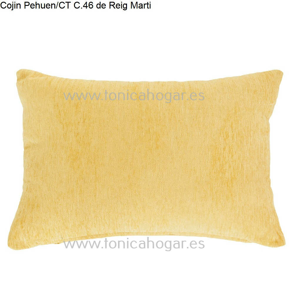 Cuadrante Con Relleno Pehuen Reig Marti Amarillo Cojín 30x50 