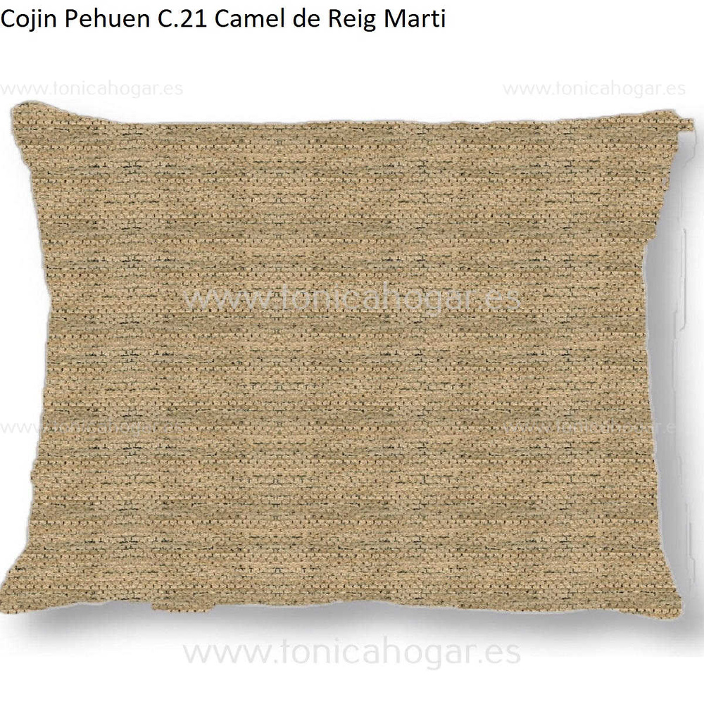 Cuadrante Con Relleno Pehuen Reig Marti Camel Cojín 45x70 