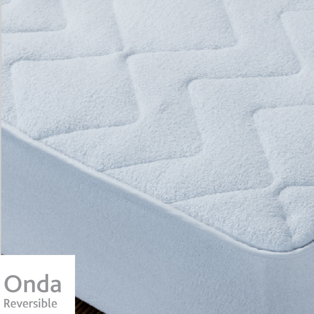 Cubre Colchón Acolchado Onda Reversible de Kamasana Blanco 080x190 080x200 Blanco 090x190 Blanco 090x200 Blanco 105x190 Blanco 105x200 Blanco 120x190 Blanco 120x200 Blanco 135x190 Blanco 135x200 Blanco 140x190 Blanco 140x200 Blanco 150x190 Blanco 150x200 Blanco 160x190 Blanco 160x200 Blanco 180x190 Blanco 180x200 Blanco 200x200 Blanco 