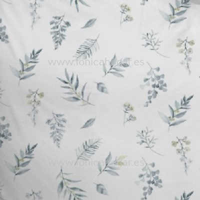 Detalle Tejido Dúo Funda Nórdica Ciro Azul de Cañete con Metraje Ciro/MT C.20 Azul de Cañete 