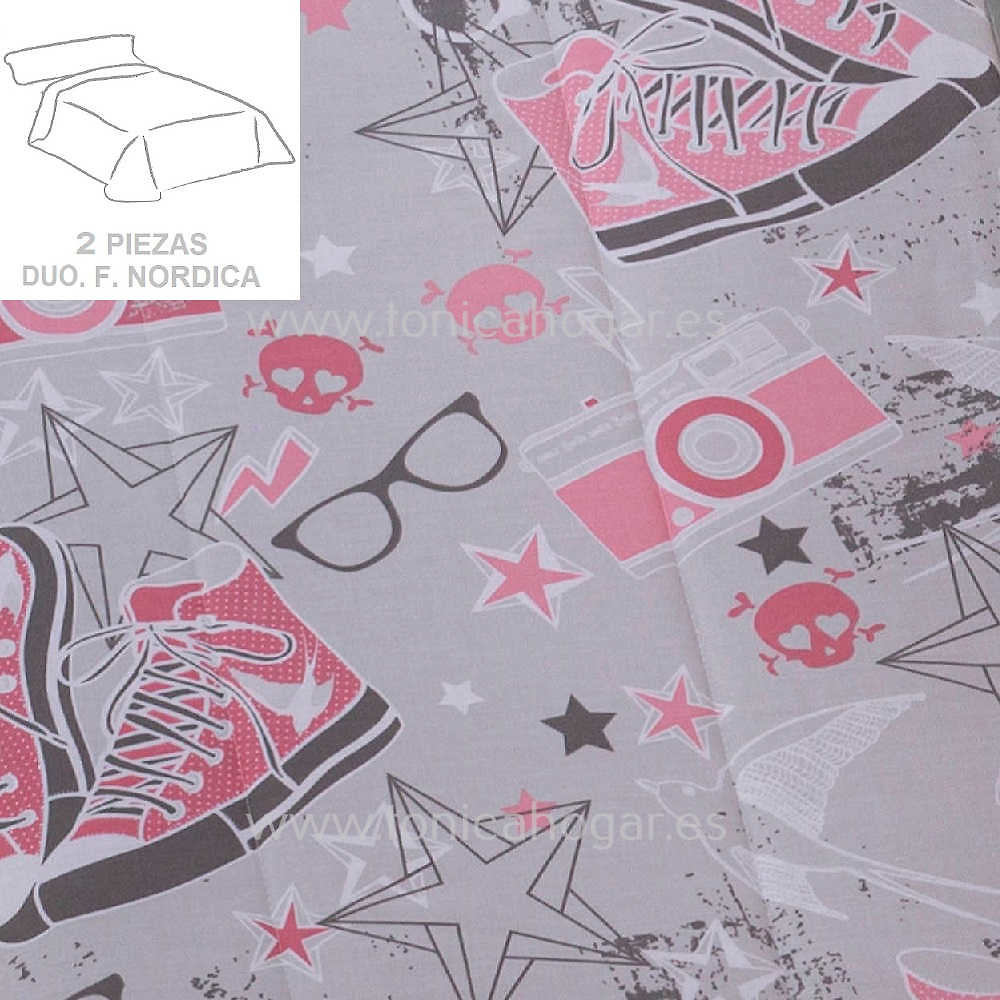 Dúo Funda Nórdica Fashion de Sansa Perla Dúo Funda Nórdica 090 150x220+50 Dúo Funda Nórdica 105 180x220+50 Perla Dúo Funda Nórdica 135/140 220x220+50 Perla Dúo Funda Nórdica 150 240x220+50 Perla Dúo Funda Nórdica 180 260x240+30 Perla 