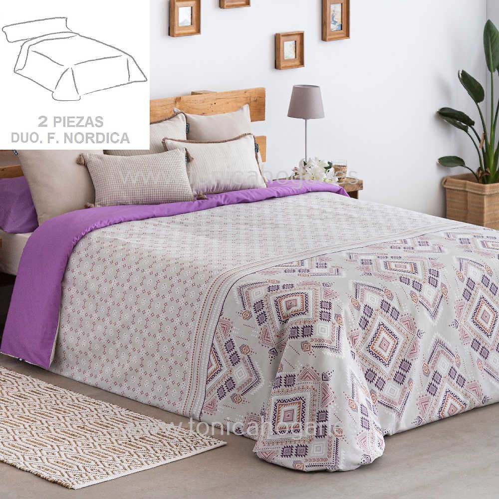 Dúo Funda Nórdica Nava Rosa de Sansa Morado Dúo Funda Nórdica 090 150x220+50 Dúo Funda Nórdica 105 180x220+50 Morado Dúo Funda Nórdica 135/140 220x220+50 Morado Dúo Funda Nórdica 150 240x220+50 Morado Dúo Funda Nórdica 180 260x240+30 Morado 