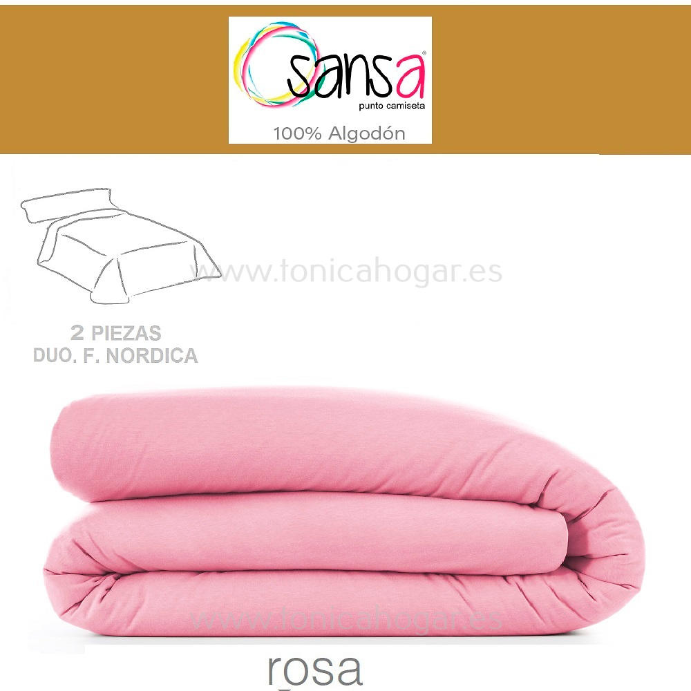 Dúo Funda Nórdica Punto Camiseta de Sansa Rosa Dúo Funda Nórdica 090 150x220+50 Dúo Funda Nórdica 105 180x220+50 Rosa Dúo Funda Nórdica 135/140 220x220+50 Rosa Dúo Funda Nórdica 150 240x220+50 Rosa Dúo Funda Nórdica 160 240x220+50 Rosa Dúo Funda Nórdica 170 240x220+50 Rosa Dúo Funda Nórdica 180 260x240+30 Rosa 