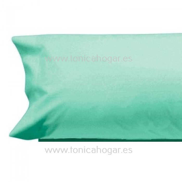 Detalle Funda Almohada Duo Funda Nórdica Arion Verde de Cañete con Funda Almohada Play /FA C.835 Verde_Glacial de Cañete 